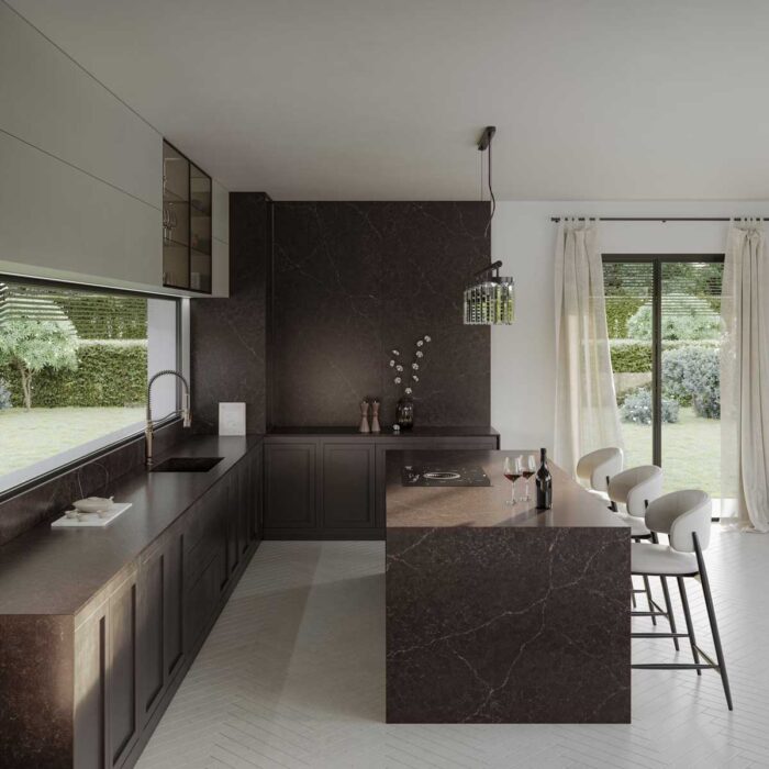 Silestone Château Brown - Image 3