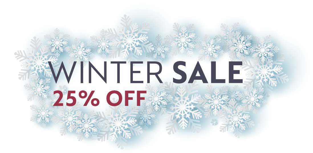 Winter Sale 25% OFF